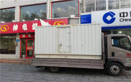 塔城出租发电机施工案例